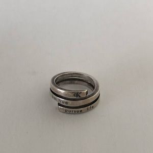 Vintage Calvin Klein Sterling Silver Ring
